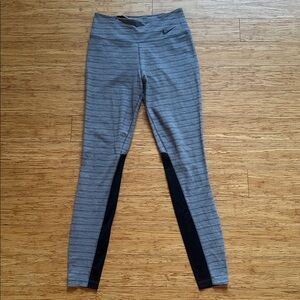 Nike woman Charcoal and Black Leggings